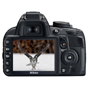 Peegelkaamera D3100 + 18-55 mm VR objektiiv, Nikon