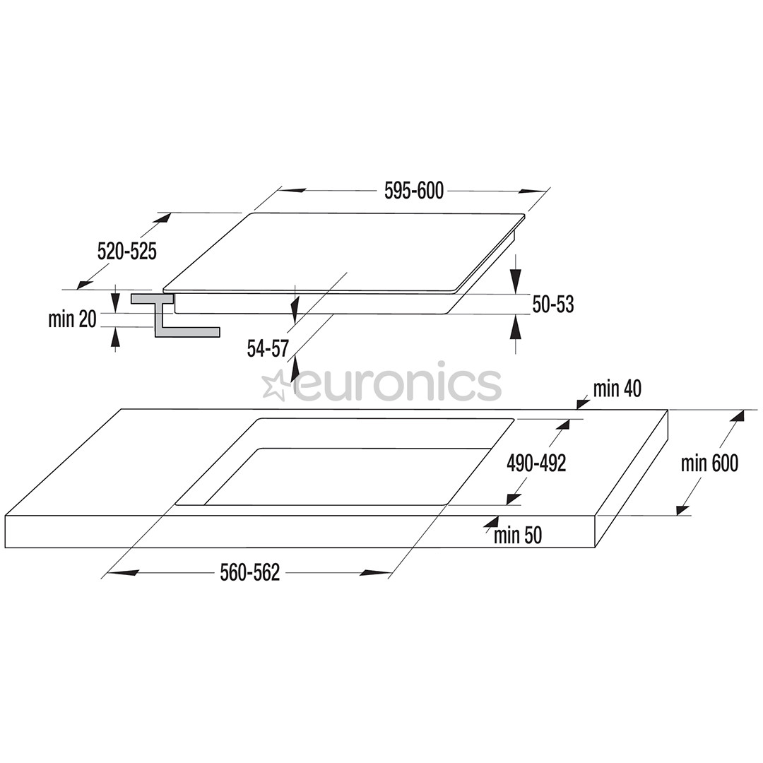 Built - in ceramic hob Gorenje