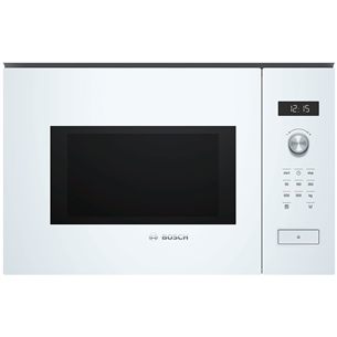 Bosch, 25 L, 900 W, white - Built-in Microwave Oven