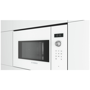 Bosch, 25 L, 900 W, white - Built-in Microwave Oven