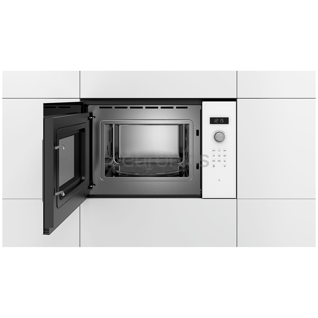 Bosch, 25 L, 900 W, white - Built-in Microwave Oven