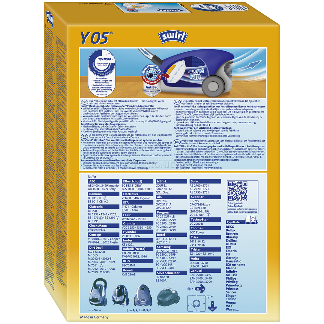 Swirl, 4 шт. - Пылесборники