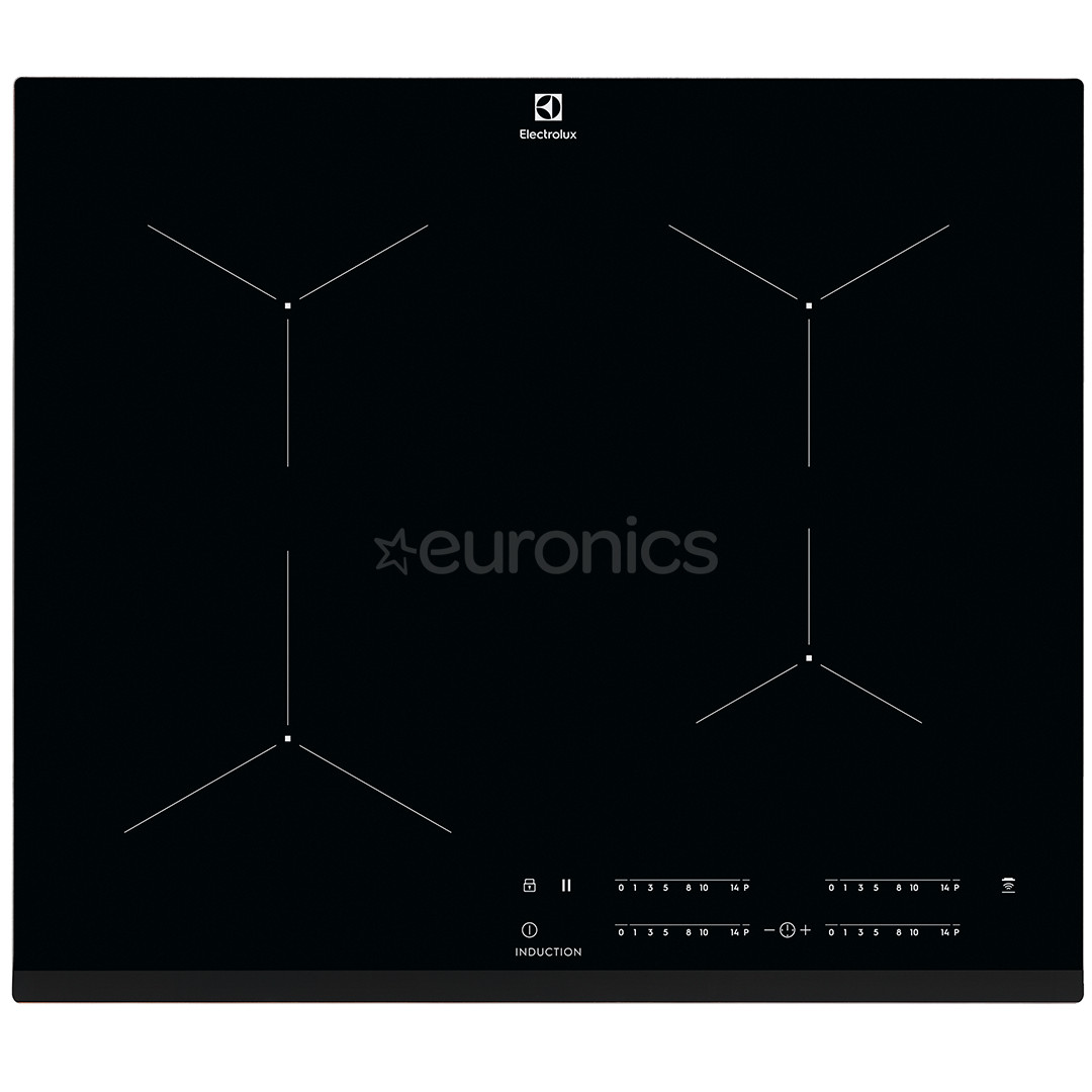 Electrolux, ширина 59 см, черный - Интегрируемая индукционная варочная панель