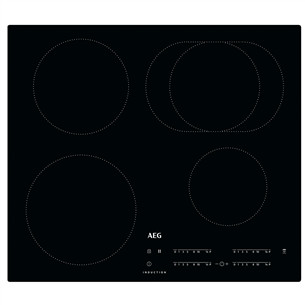 AEG, 3000 Basic, width 58 cm, frameless, black - Built-in Induction Hob