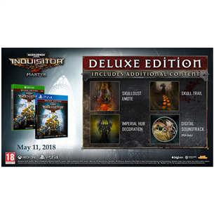 PS4 game Warhammer 40000: Inquisitor - Martyr Deluxe Edition