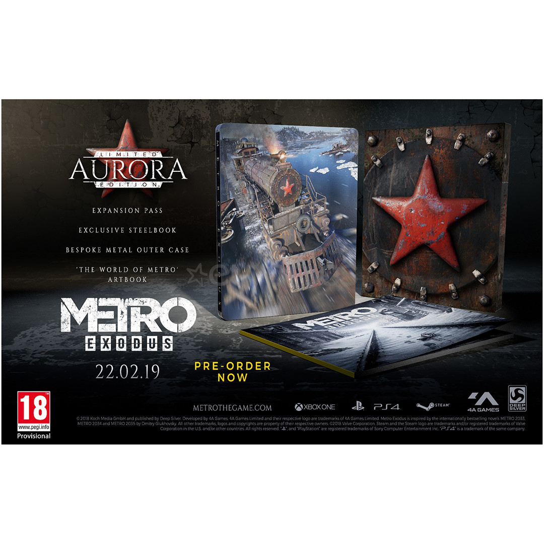 PS4 mäng Metro Exodus Aurora Limited Edition