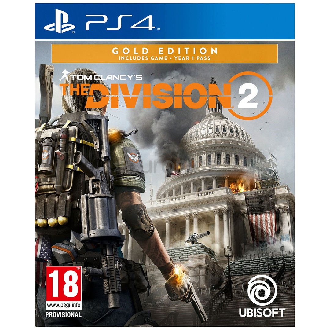 PS4 mäng Tom Clancys: The Divison 2 Gold Edition