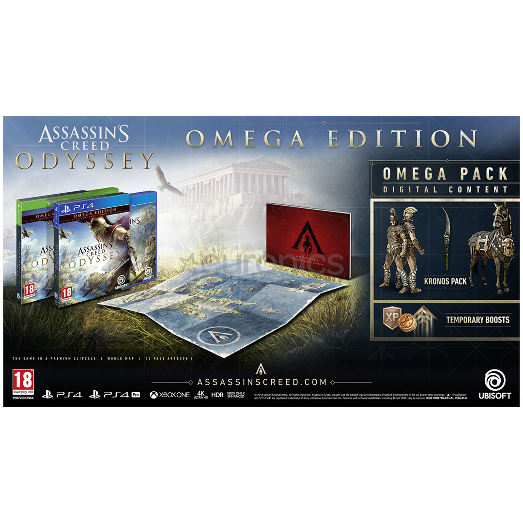 PS4 game Assassins Creed: Odyssey Omega Edition