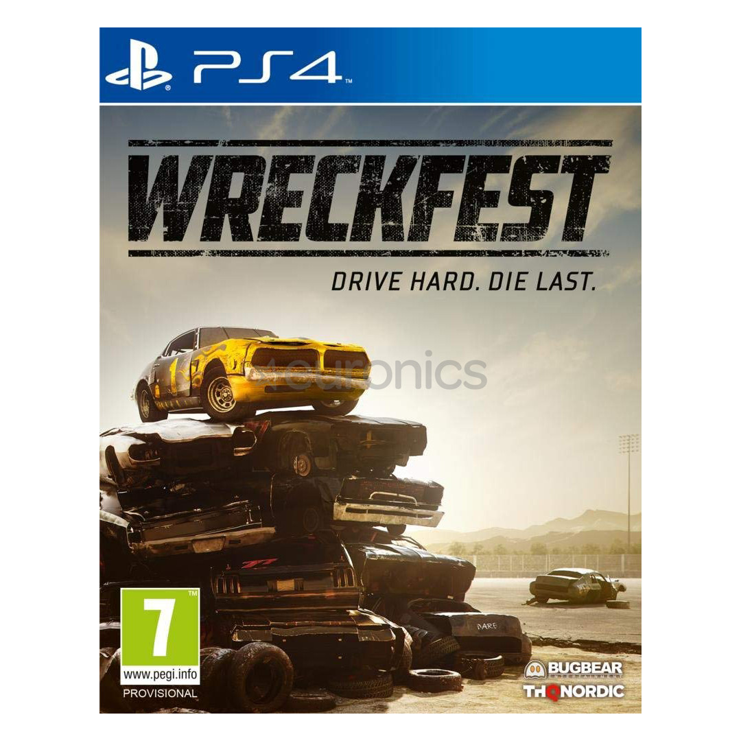 PS4 game Wreckfest