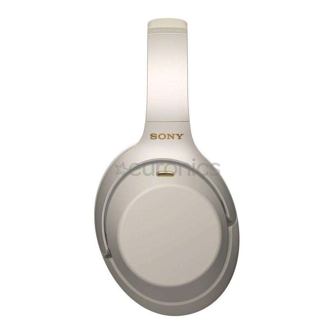 Sony WH-1000XM3, hõbedane - Juhtmevabad üle kõrva kõrvaklapid
