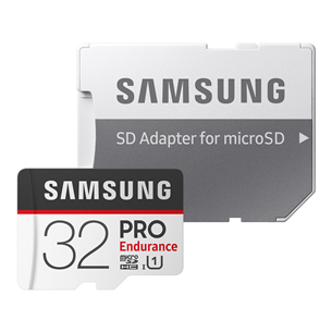 Micro SDHC memory card Samsung Endurance PRO + SD adapter (32 GB)