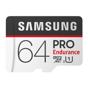 Micro SDHC mälukaart Samsung Endurance PRO + SD adapter (64 GB)