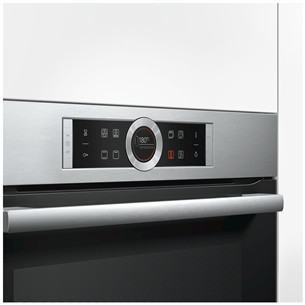 Bosch seeria 8, 71 L, roostevaba teras - Integreeritav ahi