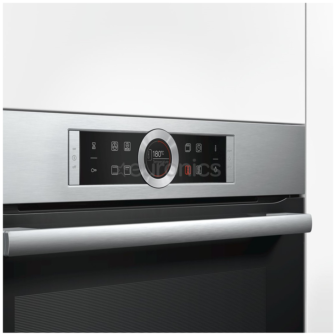 Bosch seeria 8, 71 L, roostevaba teras - Integreeritav ahi