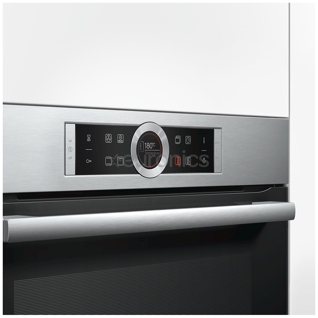 Bosch seeria 8, 71 L, roostevaba teras - Integreeritav ahi
