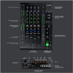 4-kanaline DJ mikserpult Denon X1800 Prime