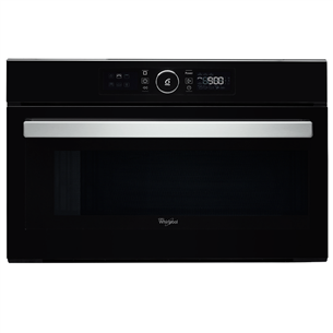 Whirlpool, 31 L, 1000 W, black - Built-in Microwave Oven with Grill AMW730/NB