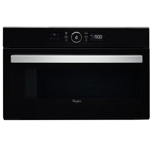 Whirlpool, 31 L, 1000 W, black - Built-in Microwave Oven with Grill