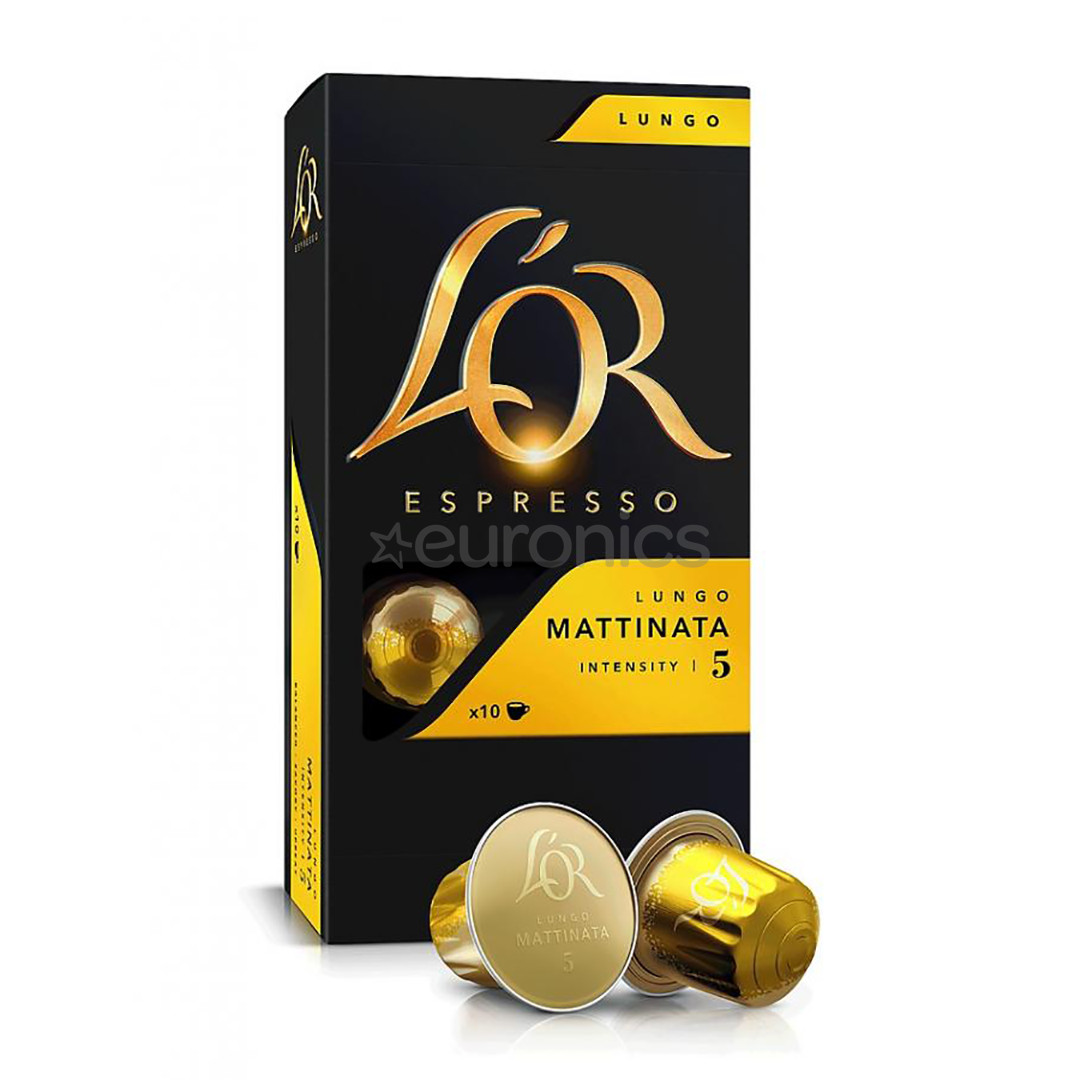 L´OR Lungo Mattinata, 10 порций - Кофейные капсулы