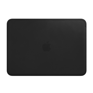 Apple, 12", MacBook, black - Leather Notebook Sleeve