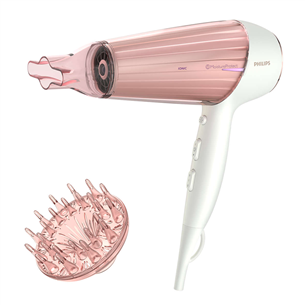 Philips DryCare Prestige, 2300 W, white/pink - Hair dryer HP8281/00