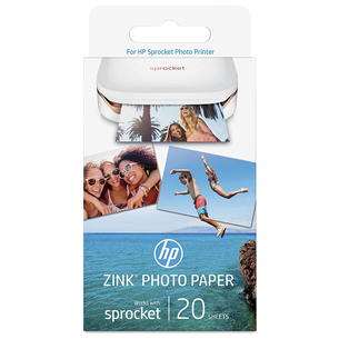 Фотобумага ZINK® Sprocket Photo 50x76мм, HP / 290 г/м2, 20 стр