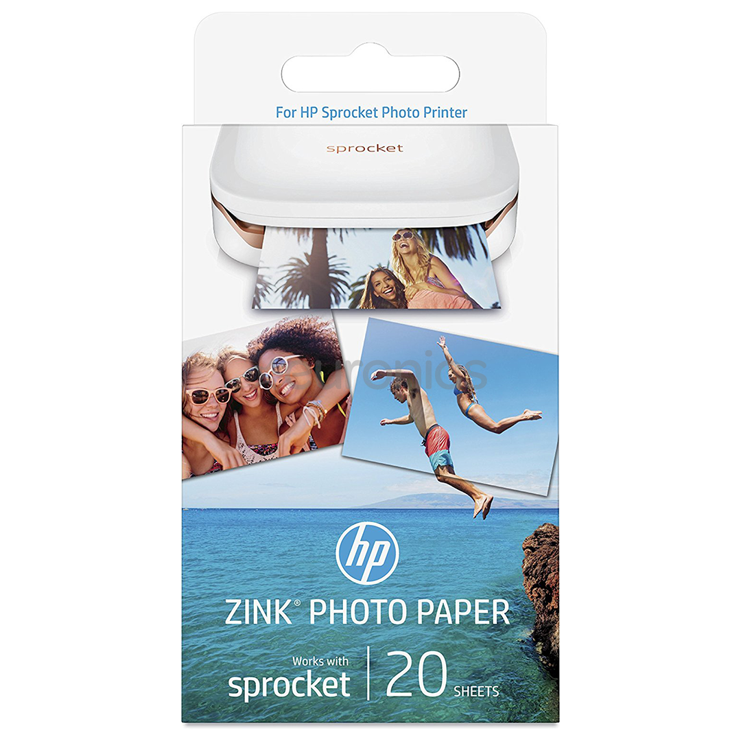 2x3" fotopaber HP Sprocket ZINK (20 tk)