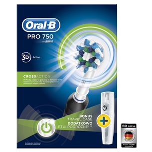 Electric toothbrush PRO750 Cross Action, Braun