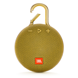 JBL Clip 3, kollane - Kaasaskantav juhtmevaba kõlar