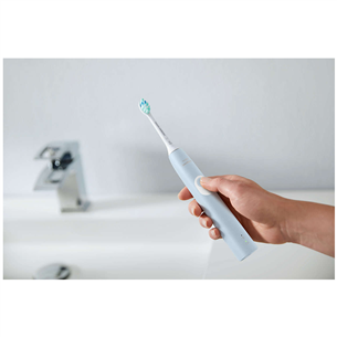 Philips Sonicare ProtectiveClean 4300, голубой/белый - Электрическая зубная щетка