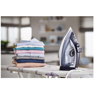 Philips PowerLife, 2400 W, blue/white - Steam iron