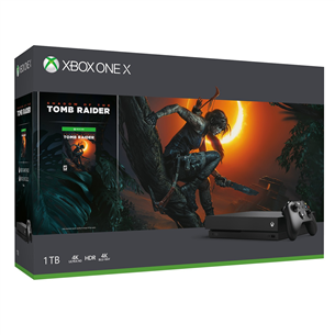 Gaming console Microsoft Xbox One X (1TB) + Shadow of the Tomb Raider