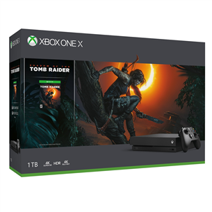 Mängukonsool Microsoft Xbox One X (1 TB) + Shadow of the Tomb Raider