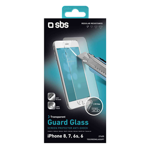 iPhone 8/7/6S/6/SE 2020 protective glass SBS