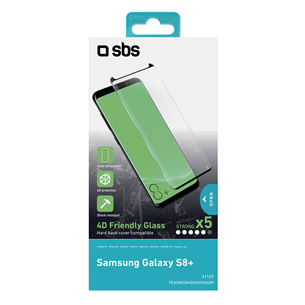 Samsung Galaxy S8 Plus ekraanikaitseklaas SBS