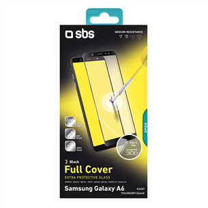 Samsung Galaxy A6 ekraanikaitseklaas SBS
