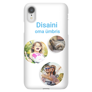 Personalized iPhone XR glossy case / Snap