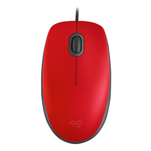 Logitech M110 Silent, red - Optical mouse