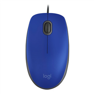 Logitech M110 Silent, blue - Wired Optical Mouse