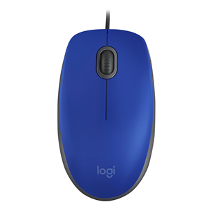 Logitech M110 Silent, blue - Wired Optical Mouse