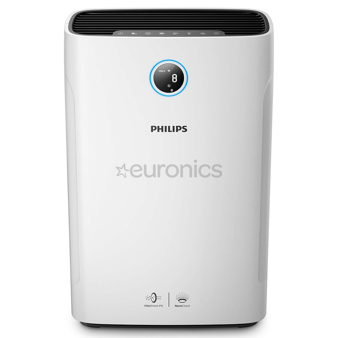 Philips, 310 m³/h, white/black - Air purifier and humidifier