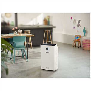 Philips, 310 m³/h, white/black - Air purifier and humidifier