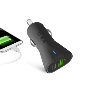 Car charger USB-C SBS Quick Charge