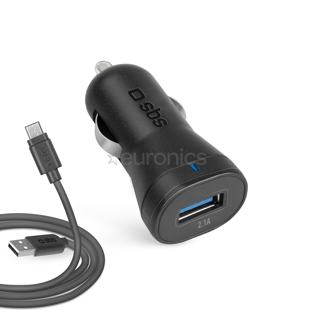 Autolaadija + micro USB juhe SBS