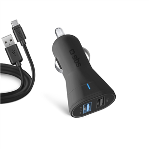 Car charger + USB-C cable  SBS