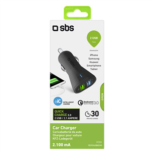 Автомобильное зарядное устройство SBS Quick Charge