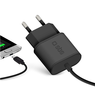 Комнатное зарядное устройство Micro USB SBS TETRMICRO21AFAST