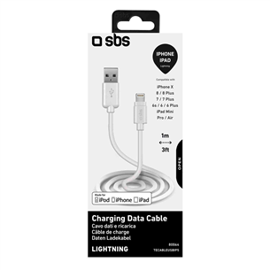 Кабель USB-A - Lightning SBS (1 м)