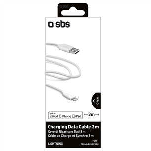 Кабель USB-A - Lightning SBS (3 м)