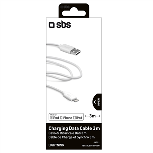 Cable Lightning USB SBS (3 m)